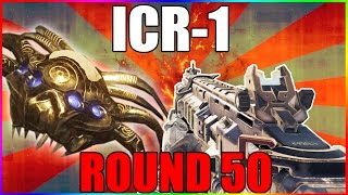 ICR-1 W/ GOD MASK On Round 50+ - "REVELATIONS" (BO3 Zombies)