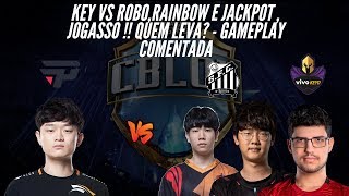 KEY VS ROBO , RAINBOW E JACKPOT , SOLOQ DOS PROS , QUEM LEVA? - GAMEPLAY COMENTADA