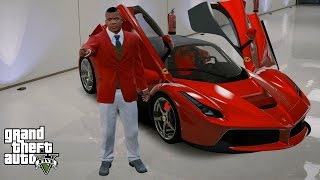 GTA 5 REAL LIFE MOD#90-FRANKLIN'S NEW LA FERRARI