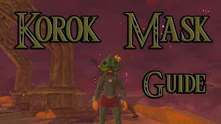 How To Get Korok Mask Guide EX Strange Mask Rumors Zelda Breath of the Wild