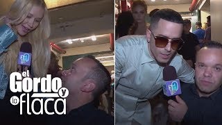 Así le fue a Carlitos 'el productor', con los famosos, en Premios Juventud