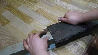 ч 6. токарный станок по метуллу своими руками  направляющая станины.