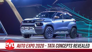 Tata HBX & Tata Sierra Concepts | First look | Auto Expo 2020 | evo India