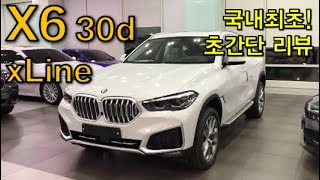 (초간단) 2020 X6 30d xLine 리뷰 (Feat.공식영업직원)