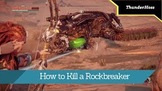 Horizon Zero Dawn - How to Kill a Rockbreaker