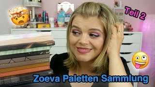 ? XXL Palettensammlung Teil 2 | Zoeva Paletten | Swatches ?