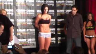 Carano vs Cyborg Weigh Ins - Strikeforce