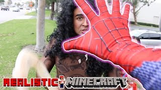 REALISTIC SPIDERMAN vs MAUI - MAUI AND SPIDERMAN FIGHT FOR MOANA IN REAL LIFE