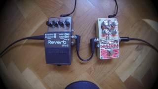 Ambient Guitar Soundscape #18 ( DigiTech Obscura Reverse Delay & Boss RV-6 Shimmer Reverb )