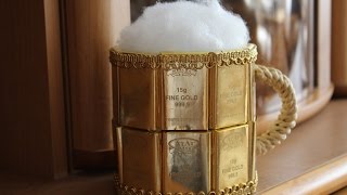 Как сделать сладкий мужской подарок, пивная кружка