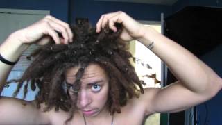 Week One of Dreads (Curly mixed hair)