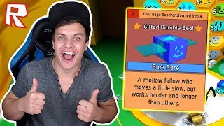 МОЯ ПЕРВАЯ ОДАРЁННАЯ ПЧЕЛА !!!!! Roblox Bee-Swarm-Simulator