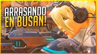 OVERWATCH: CAZANDO CABEZAS EN EL NUEVO MAPA BUSAN! | Makina