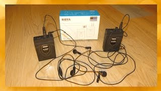 Беспроводной петличный микрофон Boya BY WM 5/Обзор и тест.