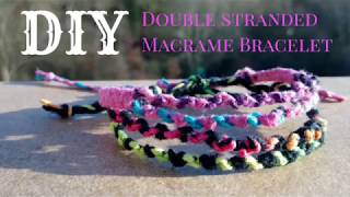 DIY: Twin Strands Macrame Bracelet Tutorial