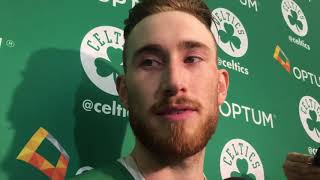 Gordon Hayward comments on opening night with the Boston Celtics | ESPN
