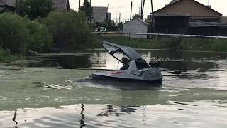 Вездеход ЛАЙКА Водные испытания Часть 2