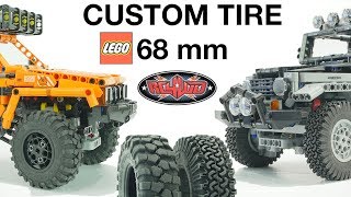 TEST DRIVE 68mm NEW tires for LEGO / ТЕСТ Драйв новой резины для ЛЕГО