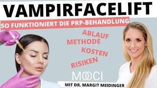 Vampire-Lifting - PRP-Behandlung | 10 Fragen an Dr. Margit Meidinger | MOOCI