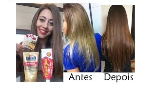 Como RECUPEREI meu CABELO do Corte Químico | RECONSTRUÇÃO COM QUERATINA