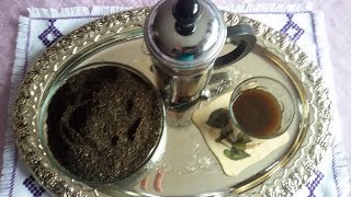 كيفية تحضير القهوة بعظم التمر(نوى التمر) بدل البن