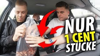 McDonalds PRANK | NUR MIT 1 CENT STÜCKEN BEZAHLEN!
