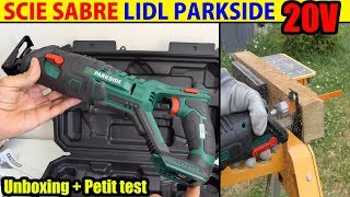 scie sabre 20v lidl parkside x20v team cordless sabre saw Akku-Säbelsäge