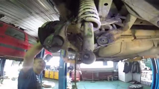 Митсубиши Лансер Х (Mitsubishi Lancer X) ремонт задней подвески в Машины Людям