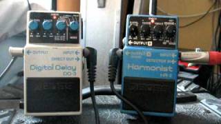 Boss Harmonist HR-2 + Boss Digital Delay DD-3