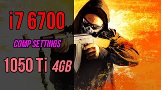 6700 + 1050Ti 4GB - COMP SETTINGS - CSGO FPS Benchmark