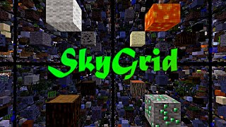 Minecraft: SkyGrid Survival Map (карта) [Co-op] - #23.2 Эндермен похож на слизня?