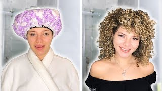 MY CURLY HAIR MORNING REFRESH ROUTINE FOR FRIZZ FREE CURLS (without water)