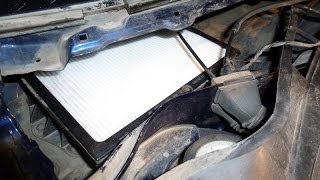Замена салонного фильра Шкода Октавия Тур