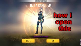 Free fire new character laura got with spin | tube gaming | free fire!!