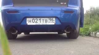 ЗВУК БАНОК INVIDIA EXHAUST TITAN NOZZLE НА MITSUBISHI LANCER X