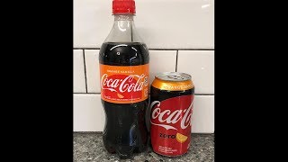 Orange Vanilla Coke & Orange Vanilla Coke Zero Review