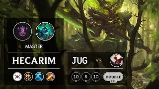Hecarim Jungle vs Lee Sin - KR Master Patch 9.11