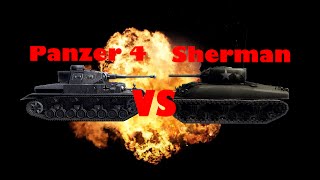 Sherman vs Panzer 4- Men of War Assault Squad 2 (Robz Realism Mod)