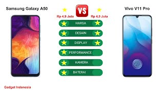 Samsung Galaxy A50 vs Vivo V11 Pro | Samsung Lebih Baik ?