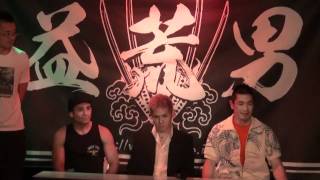 益荒男65－70シングルトーナメント抽選会　榎本光三郎VSサントス