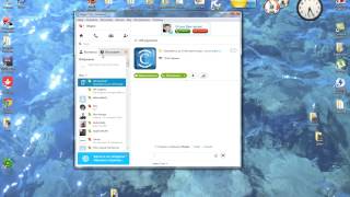 Чат в программе Skype