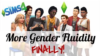 More Gender Fluidity in The Sims! ...FINALLY!!! | Sims 4 Patch Showcase