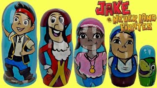 Jake and the Neverland Pirates Nesting Matryoshka Dolls | Toys Unlimited
