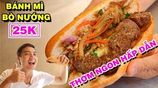 Hấp Dẫn BÁNH MÌ THỊT BÒ NƯỚNG Mika 25K Thơm Lừng Cả Dãy Phố | PM FOOD TRAVEL