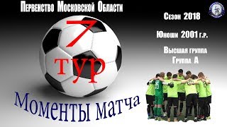 Моменты матча ФСК Долгопрудный 2001 5-1 СШ Клин