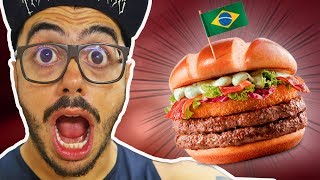 ⚫ PROVAMOS TODOS sanduíches da Copa do McDonalds