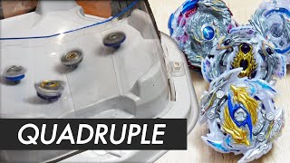 [4-WAY LONGINUS BATTLE] - Lui VS Lodin Longinus Generations - Beyblade Burst