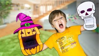 Поделки из бумаги на ХЭЛЛОУИН своими руками СТРАШИЛКА БОЛЬШОЙ РОТ