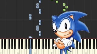 Sonic the Hedgehog - Marble Zone (SEGA) - Recorded by alexsteb [Piano Tutorial] // Synthesia