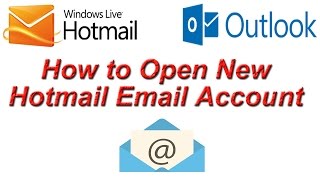 How to Open Hotmail Account ? Create Hotmail Account | Create Outlook Account